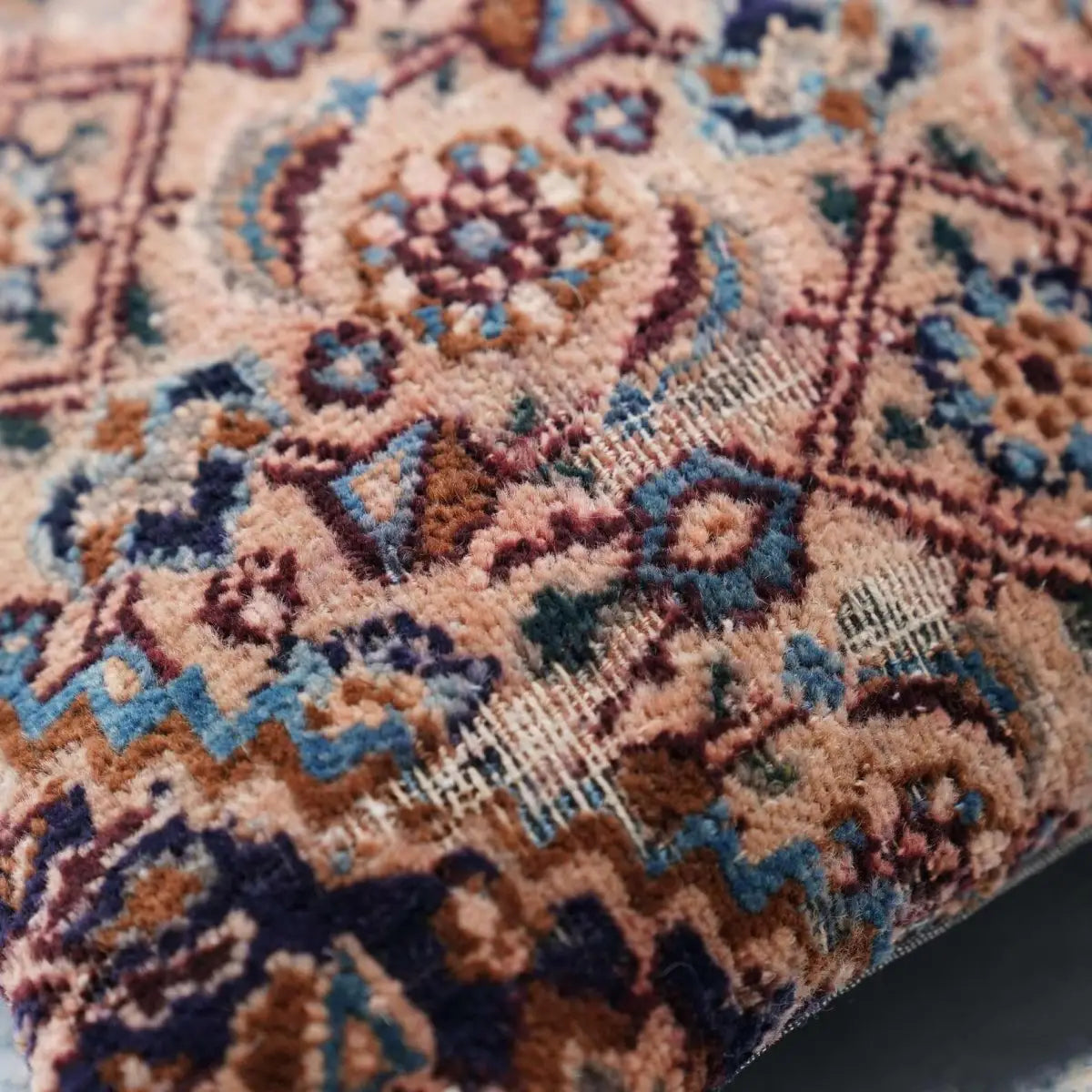 Canvello Antique Rug Silkroad Throw Pillows - 16’’x24’’ - Canvello