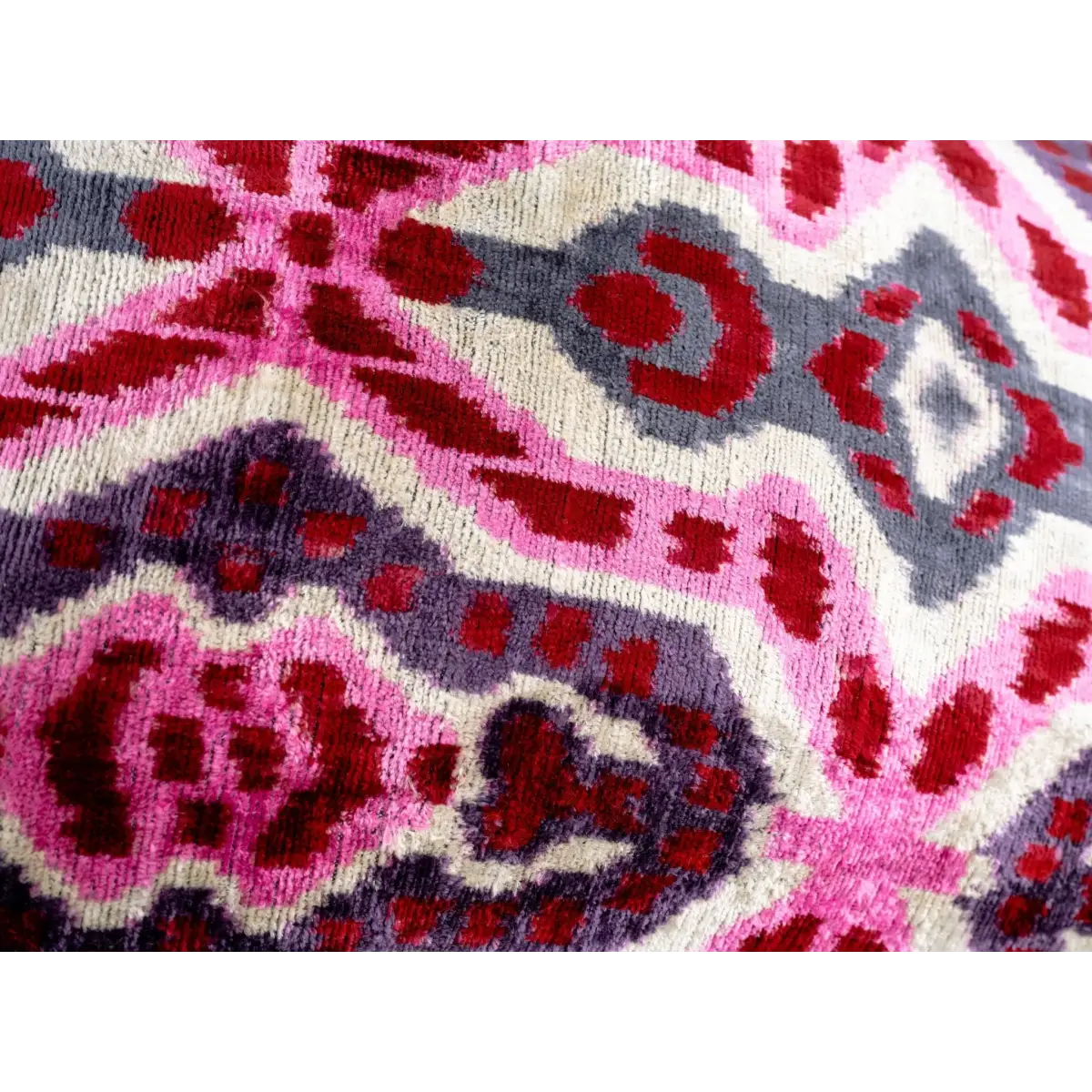 Canvello Artisan-Crafted 16x24 Inch Decorative Pillow with Geometric and Floral - Vibrant Colors Symmetrical Design