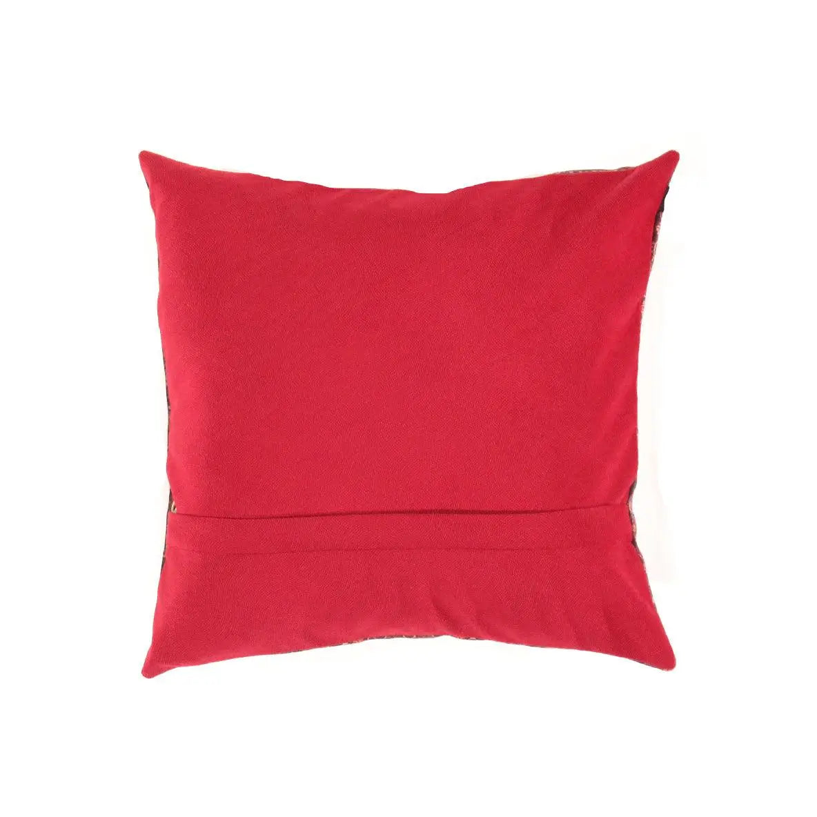 Canvello Bakhtiari Design Velvet Pillow - 16’ X 16’ - Red / 16’ X 16’ - Canvello