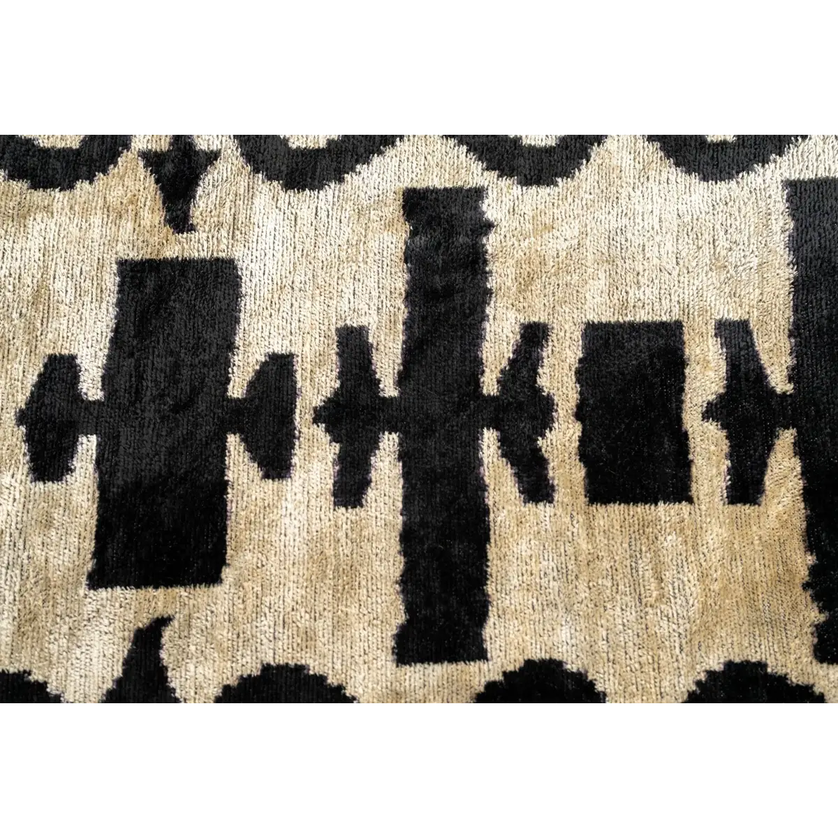 Canvello Black White Handmade 16x24 Silk Velvet Pillow Organic Veg Dyed Down/Feather Filled - Canvello