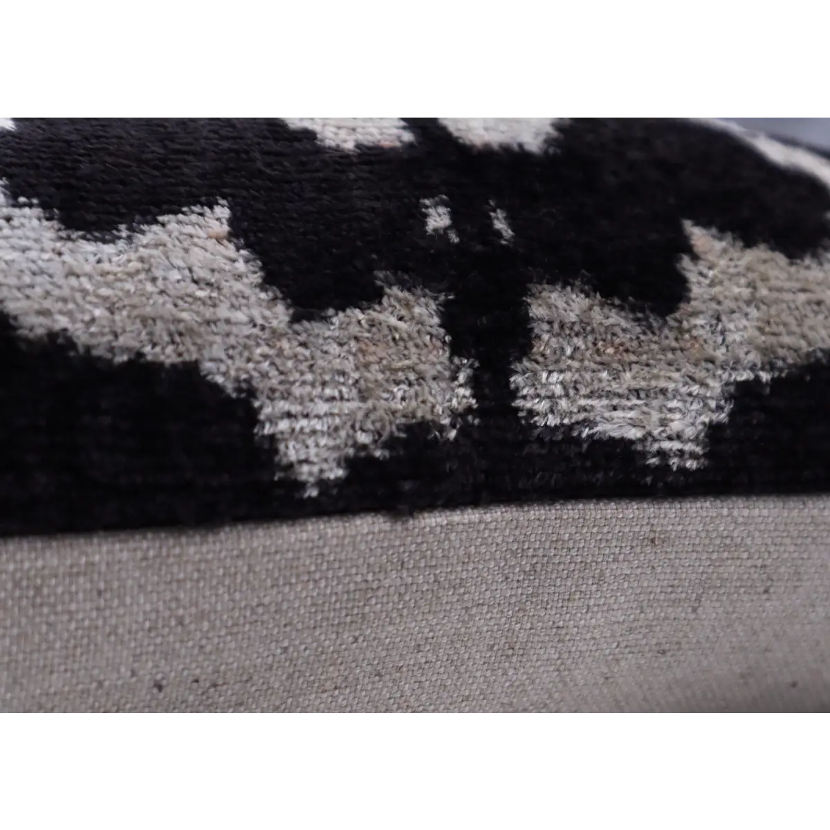 Canvello Black And White Throw Pillow | 16 x 16 in (40 x 40 cm) - Canvello
