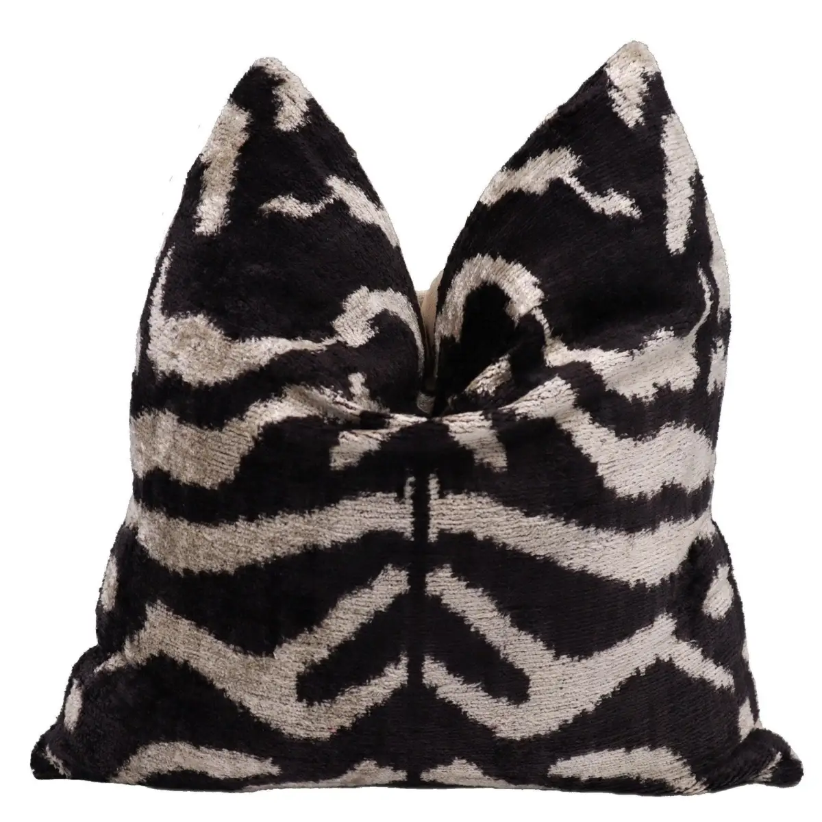 Canvello Black And White Throw Pillow | 16 x 16 in (40 x 40 cm) - Canvello