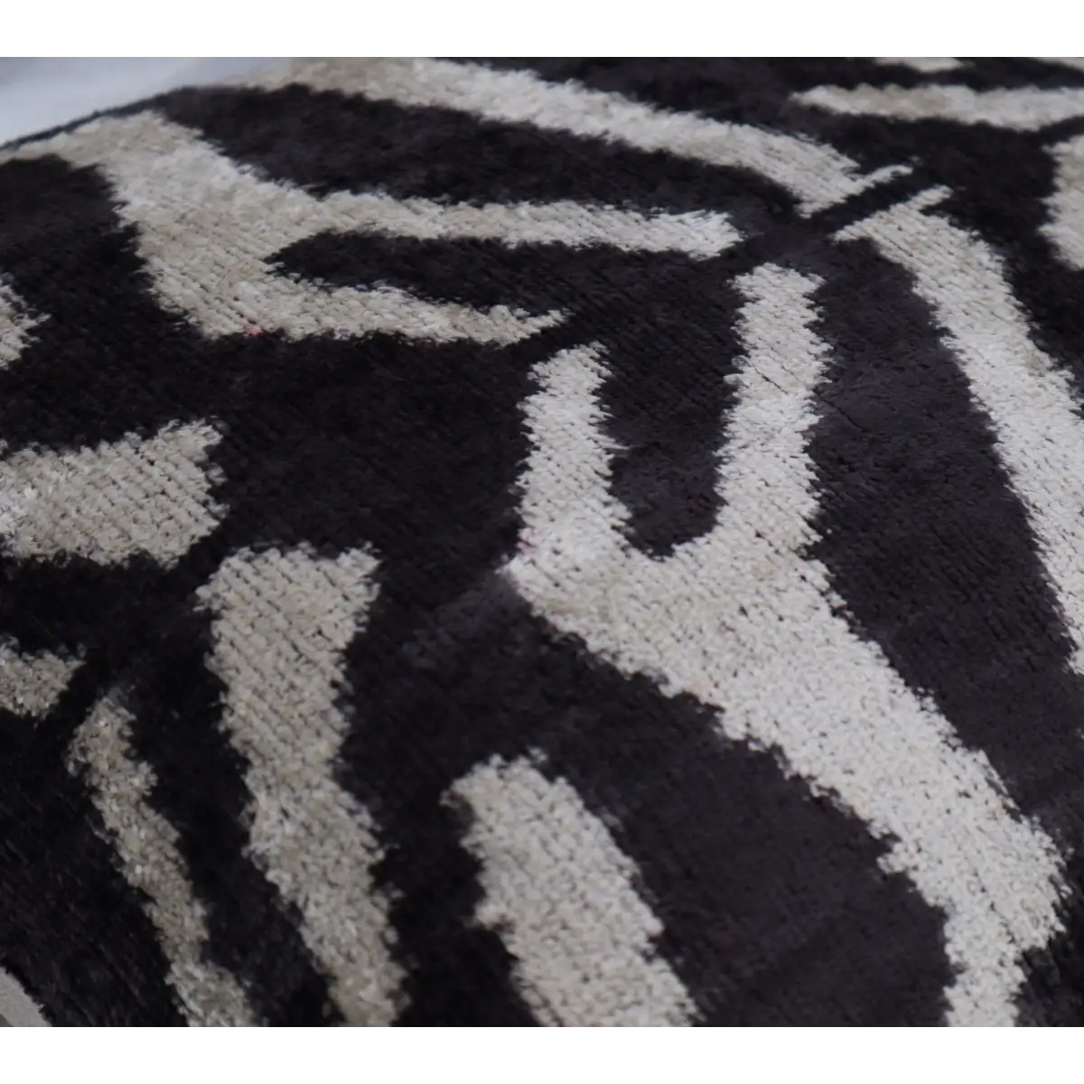 Canvello Black And White Throw Pillow | 16 x 16 in (40 x 40 cm) - Canvello