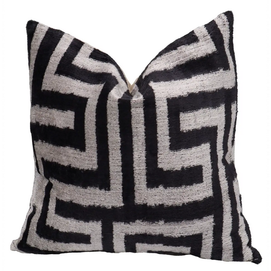 Canvello Black & White Throw Pillows | 16 x 16 in (40 x 40 cm) - Canvello