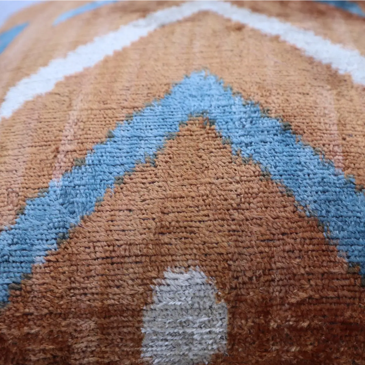Canvello Blue And Brown Pillows For Living Room - 16x16 inch - Canvello