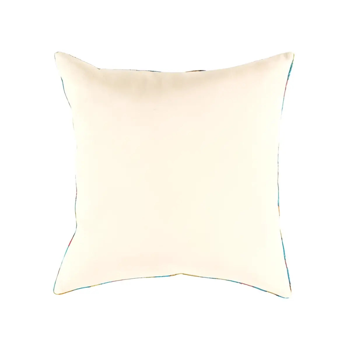 Canvello Blue Turkish Velvet IKAT Throw Pillow - 24’’ X 24’’ - Blue / 24’’ X 24’’ - Canvello