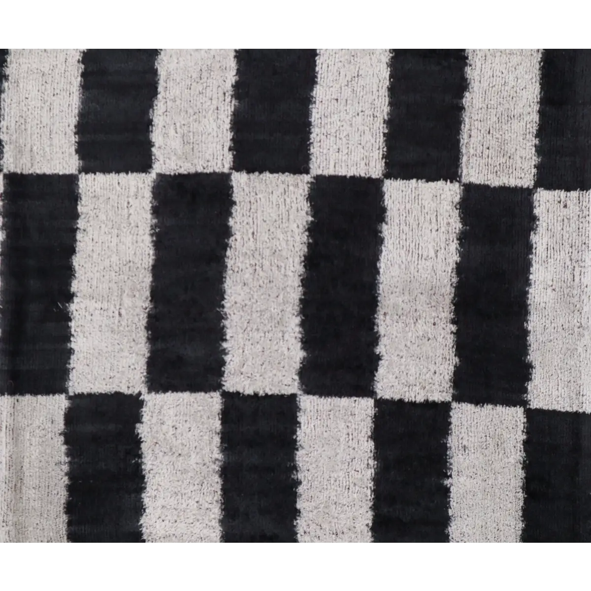 Canvello Decorative Black And White Lumbar Pillow | 16 x 16 in (40 x 40 cm) - Canvello