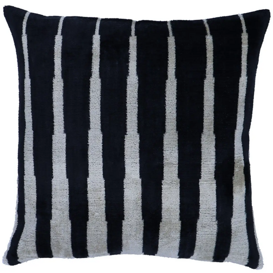 Canvello Decorative Black & White Pillow | 16x16 inch - Pattern1 - Canvello