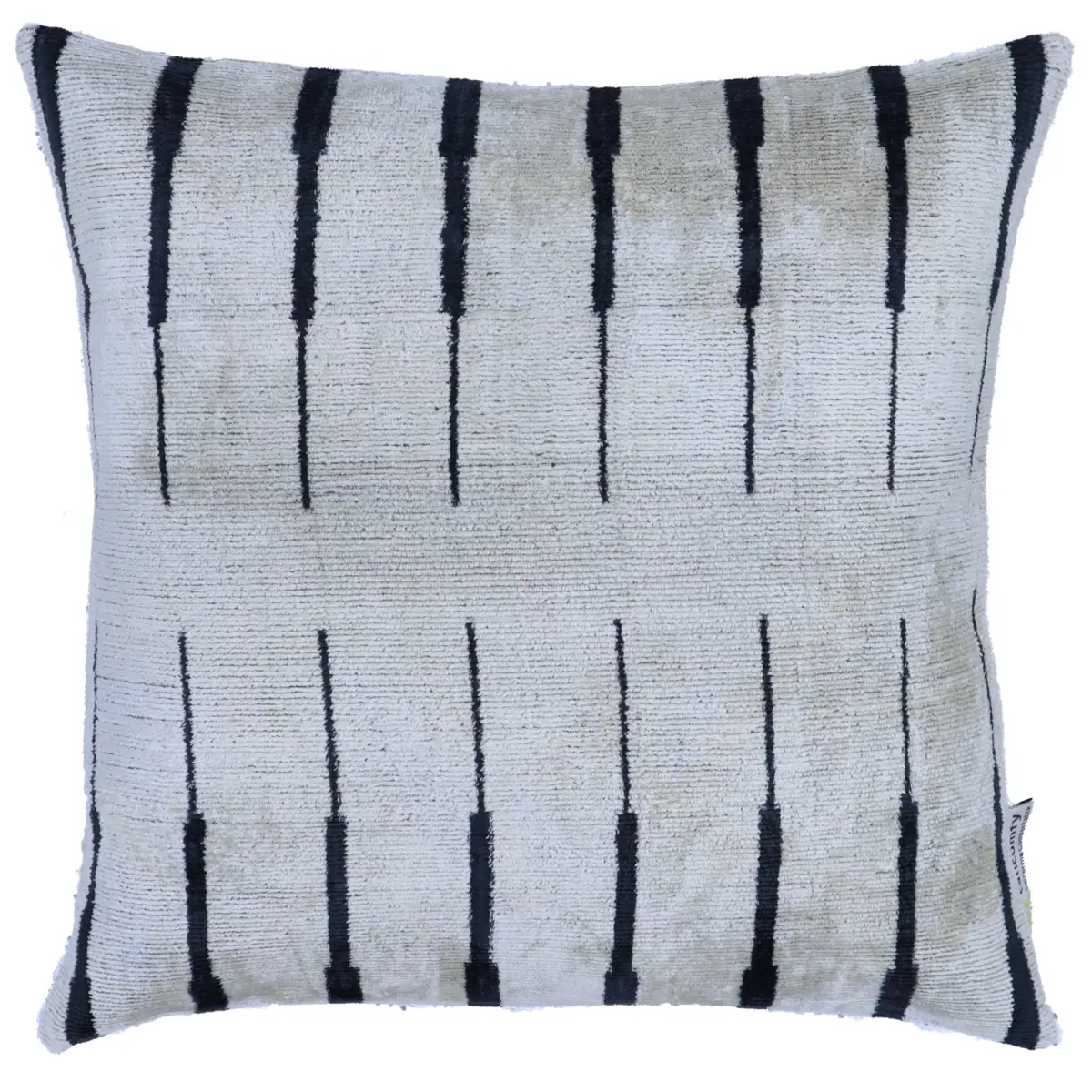 Canvello Decorative Black & White Pillow | 16x16 inch - Pattern2 - Canvello
