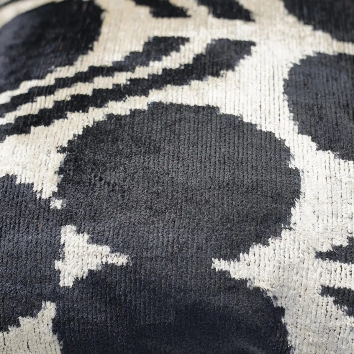 Canvello Decorative Black And White Throw Pillow - 24’’x24’’ - Canvello