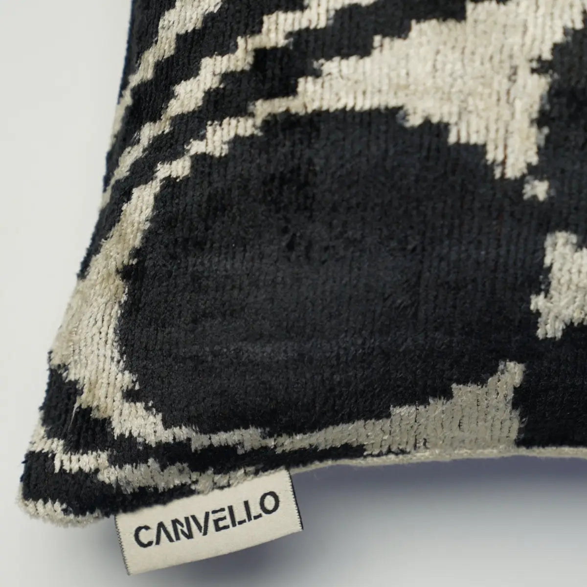 Canvello Decorative Black And White Throw Pillow - 24’’x24’’ - Canvello