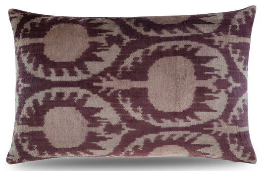 Almohada decorativa Canvello marrón beige con relleno de plumas - 16 x 24 pulgadas