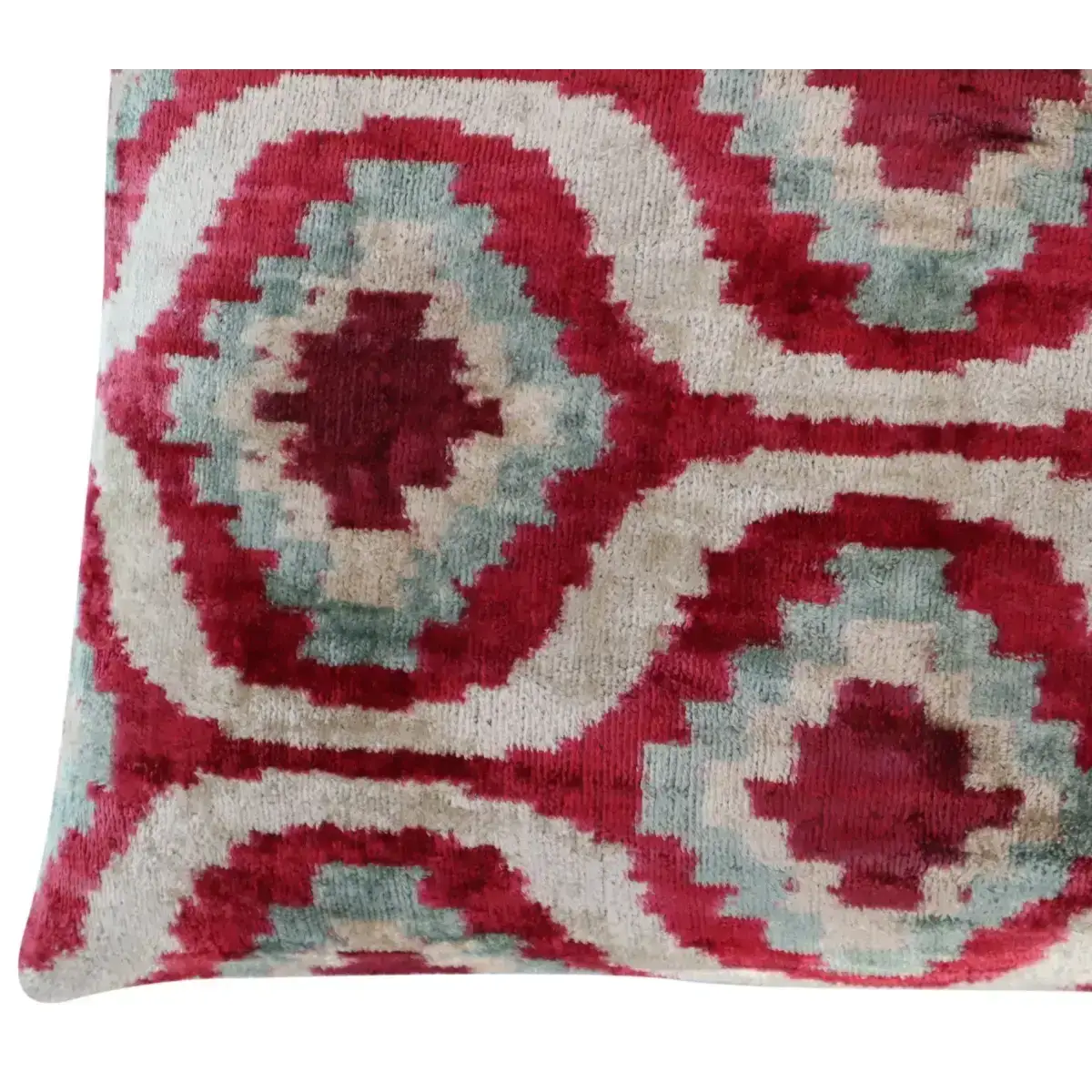 Canvello Decorative Gray Pink Geometric Throw Pillow Down Feather Filled - 16x24 - Canvello