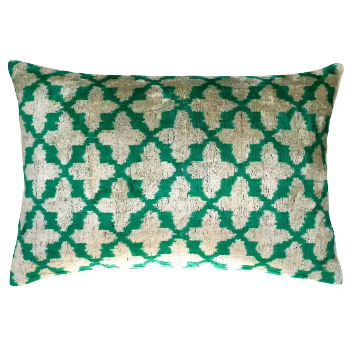 Canvello Decorative Green Throw Pillow Down Filled - 16x24 - Canvello