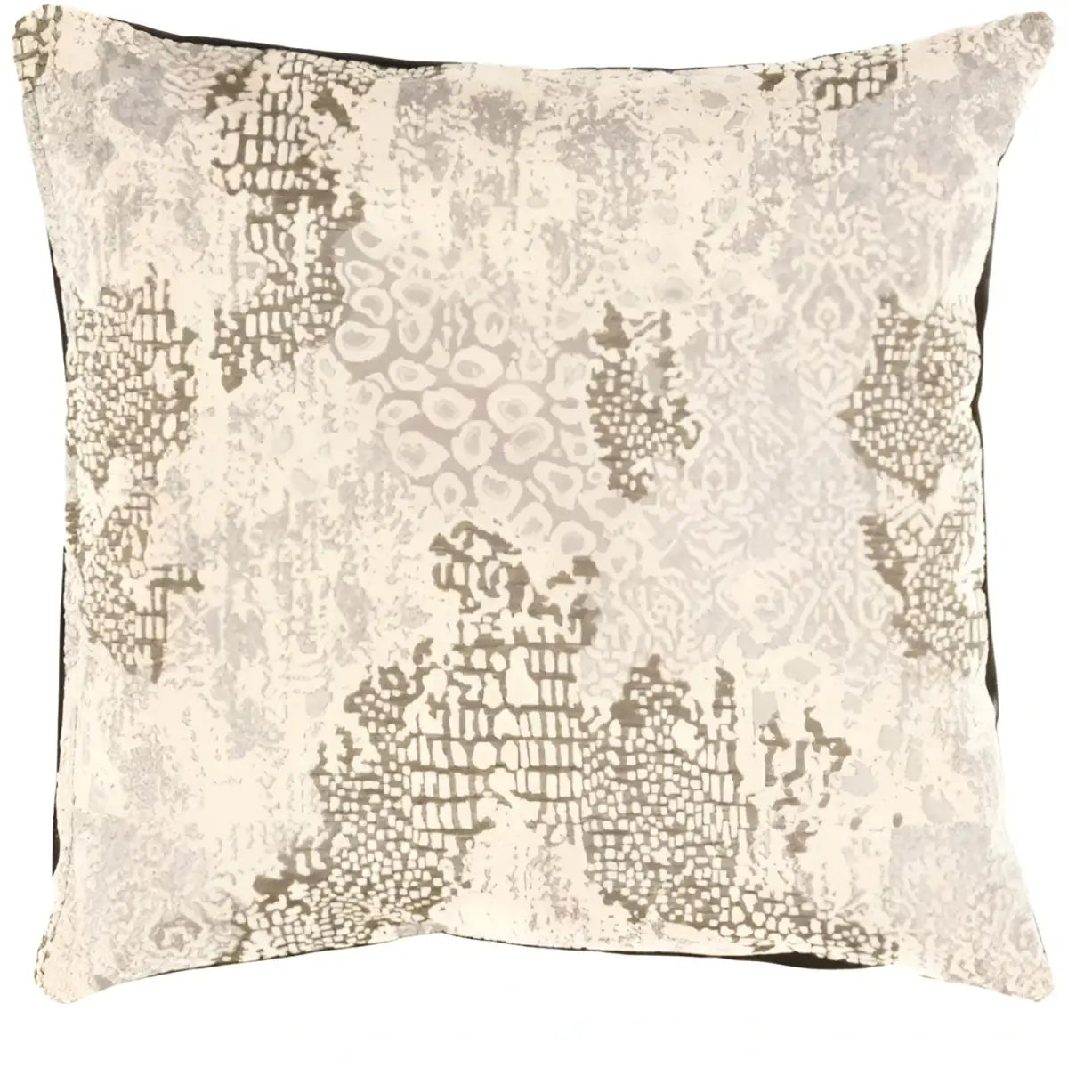 Canvello Decorative Modern Turkish Pillow - 20’’ X 20’’ - Silver / 20’’ X 20’’ - Canvello