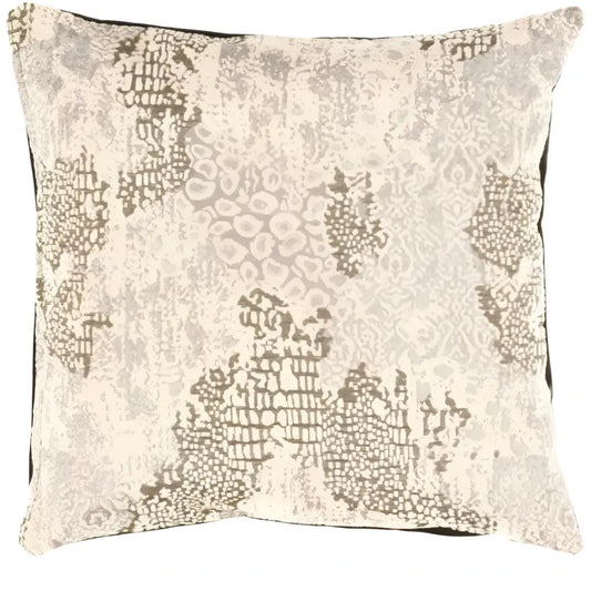 Canvello Decorative Modern Turkish Pillow - 20’’ X 20’’ - Silver / 20’’ X 20’’ - Canvello