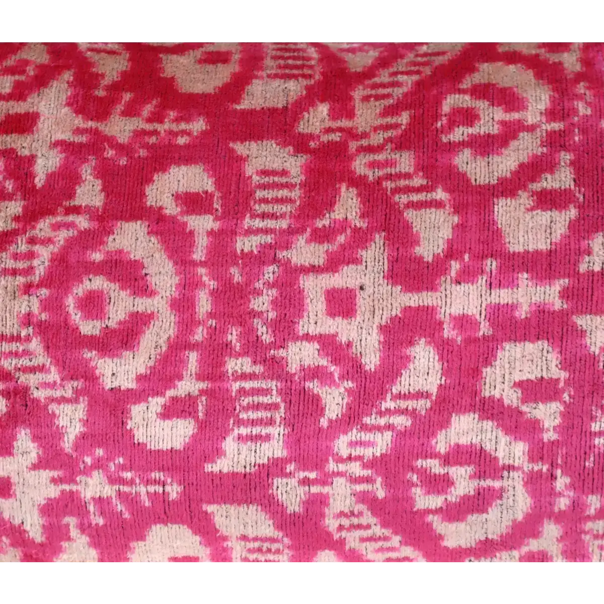 Canvello Decorative Pink Beige Geometric Throw Pillow Down Feather Filled - 16x24 - Canvello