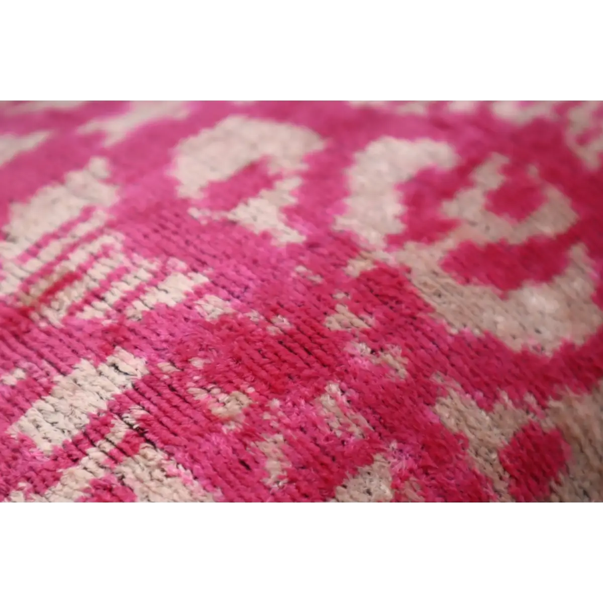 Canvello Decorative Pink Beige Geometric Throw Pillow Down Feather Filled - 16x24 - Canvello