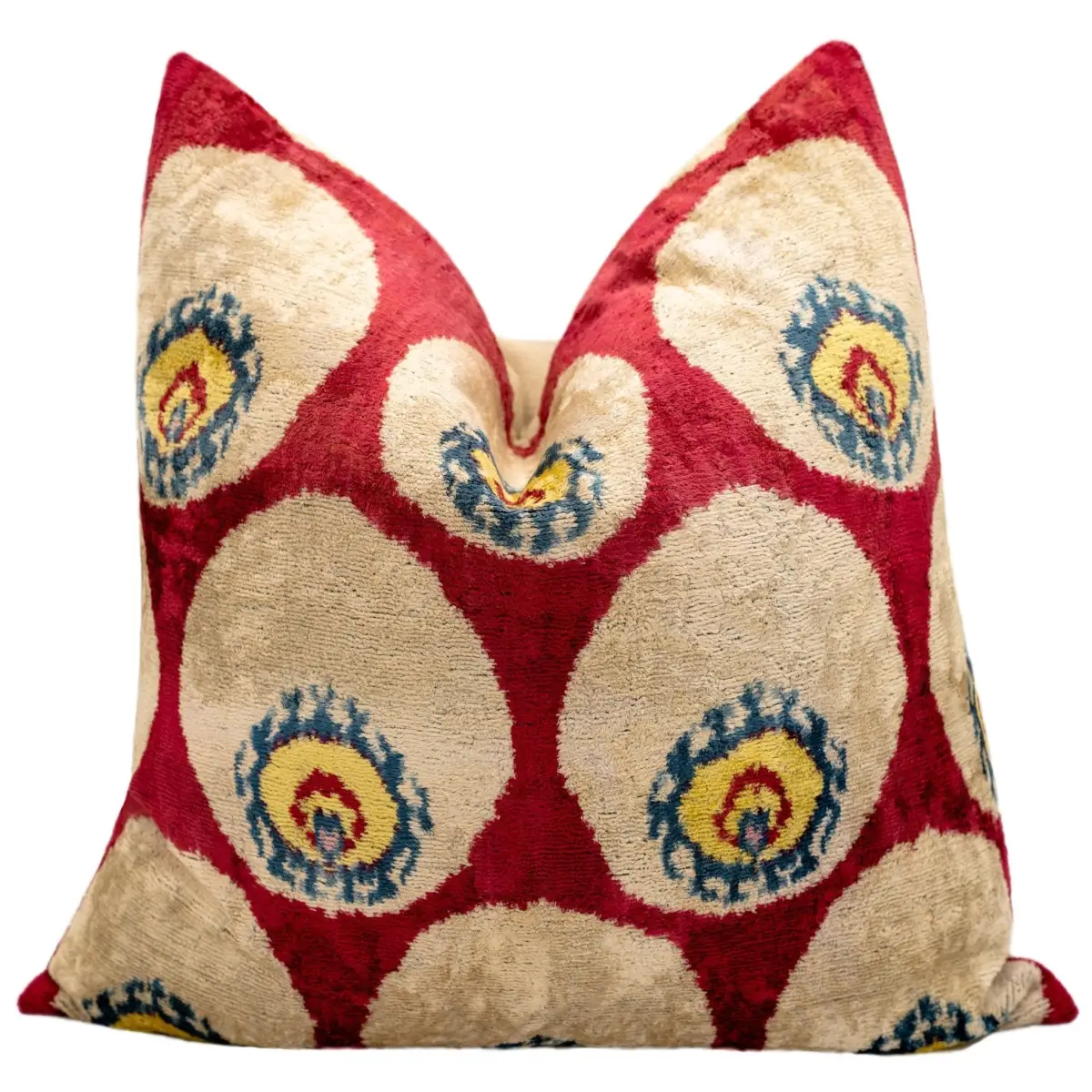 Canvello Decorative Pink Beige Throw Pillow - 24’’x24’’ - Canvello