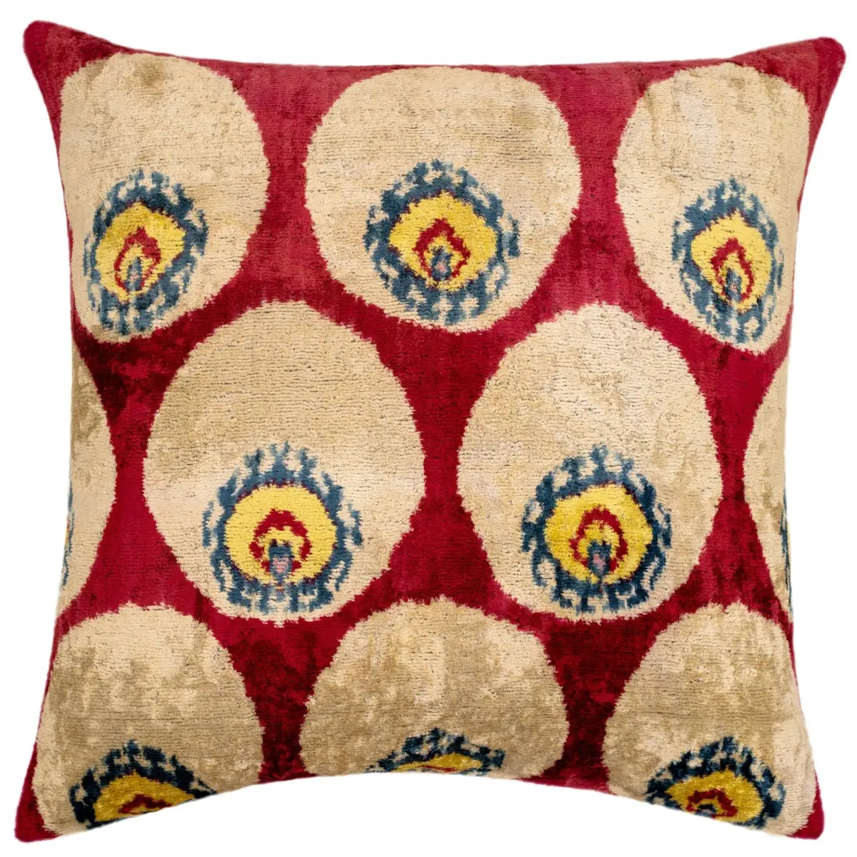 Canvello Decorative Pink Beige Throw Pillow - 24’’x24’’ - Canvello