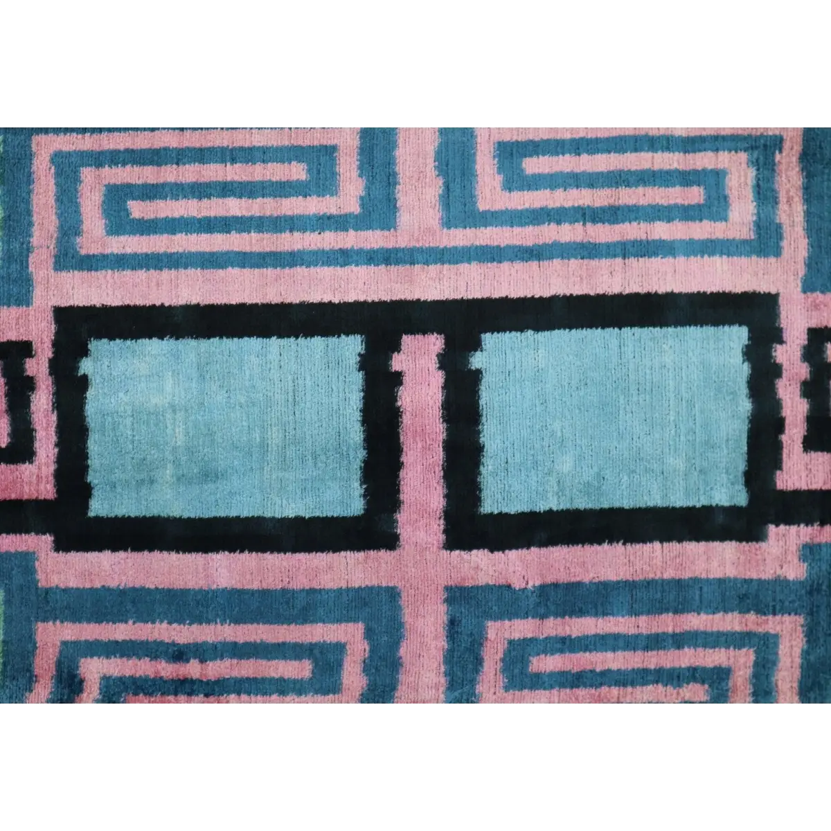 Canvello Decorative Pink Blue Lumbar Throw Pillow Down Filled - 16x24 - Canvello