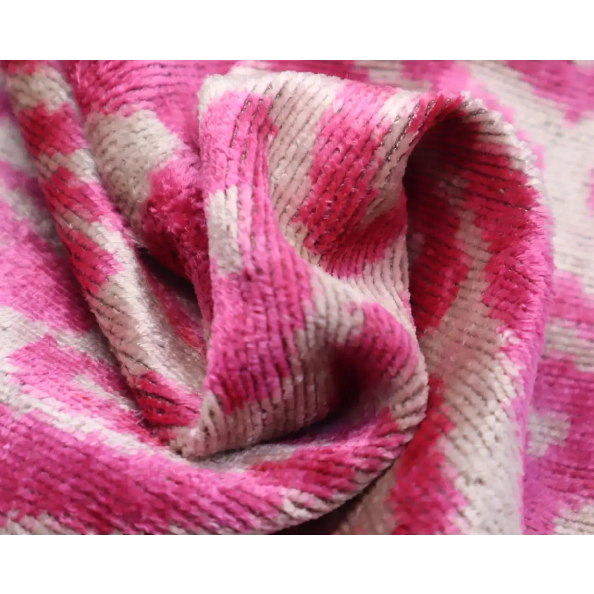 Canvello Decorative Pink Purple Geometric Throw Pillow Down Feather Filled - 16x24 - Canvello