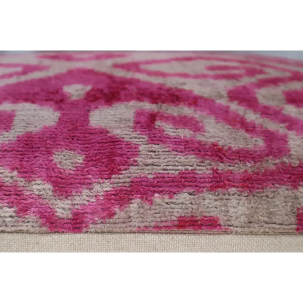 Canvello Decorative Pink Purple Geometric Throw Pillow Down Feather Filled - 16x24 - Canvello