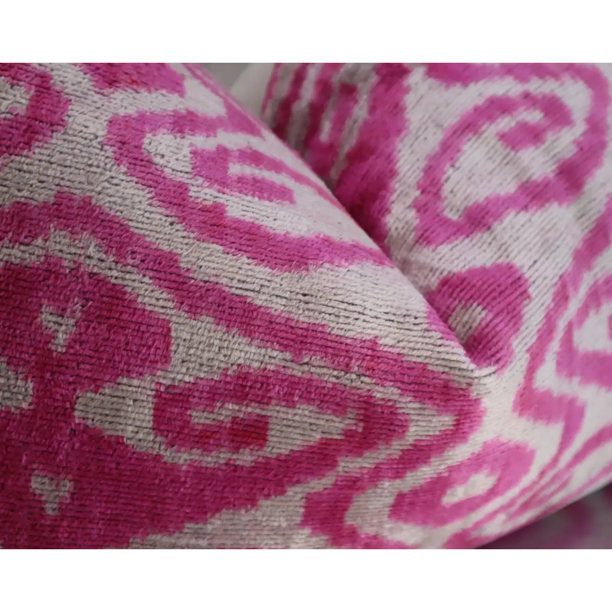 Canvello Decorative Pink Purple Geometric Throw Pillow Down Feather Filled - 16x24 - Canvello