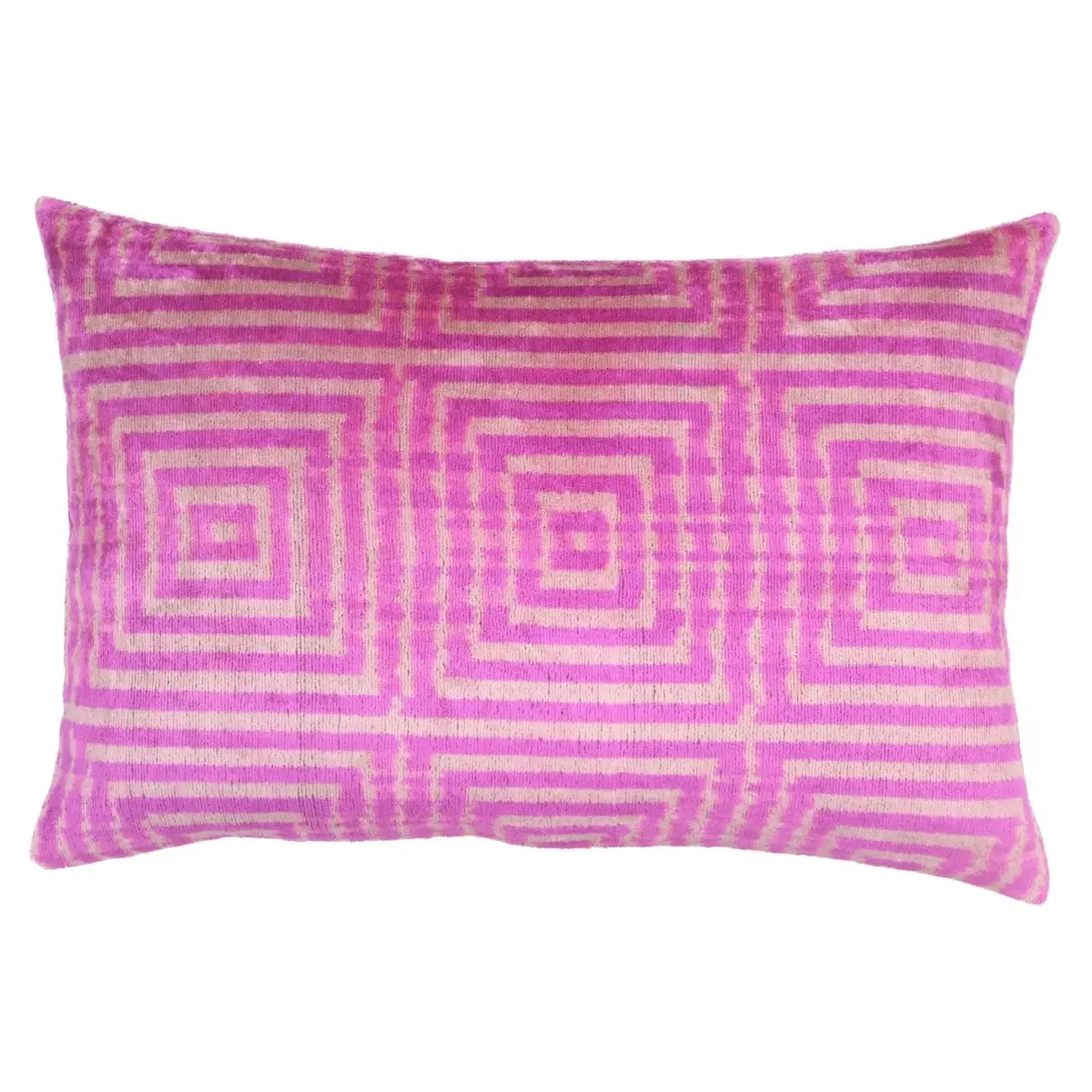 Canvello Decorative Pink Velvet Cushions | 16 x 24 in (40 x 60 cm) - Canvello