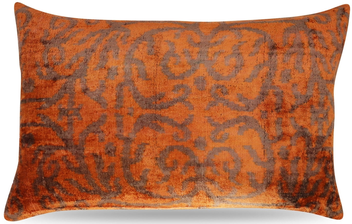 Coussin décoratif Canvello doux orange brunâtre - 16 x 24 po