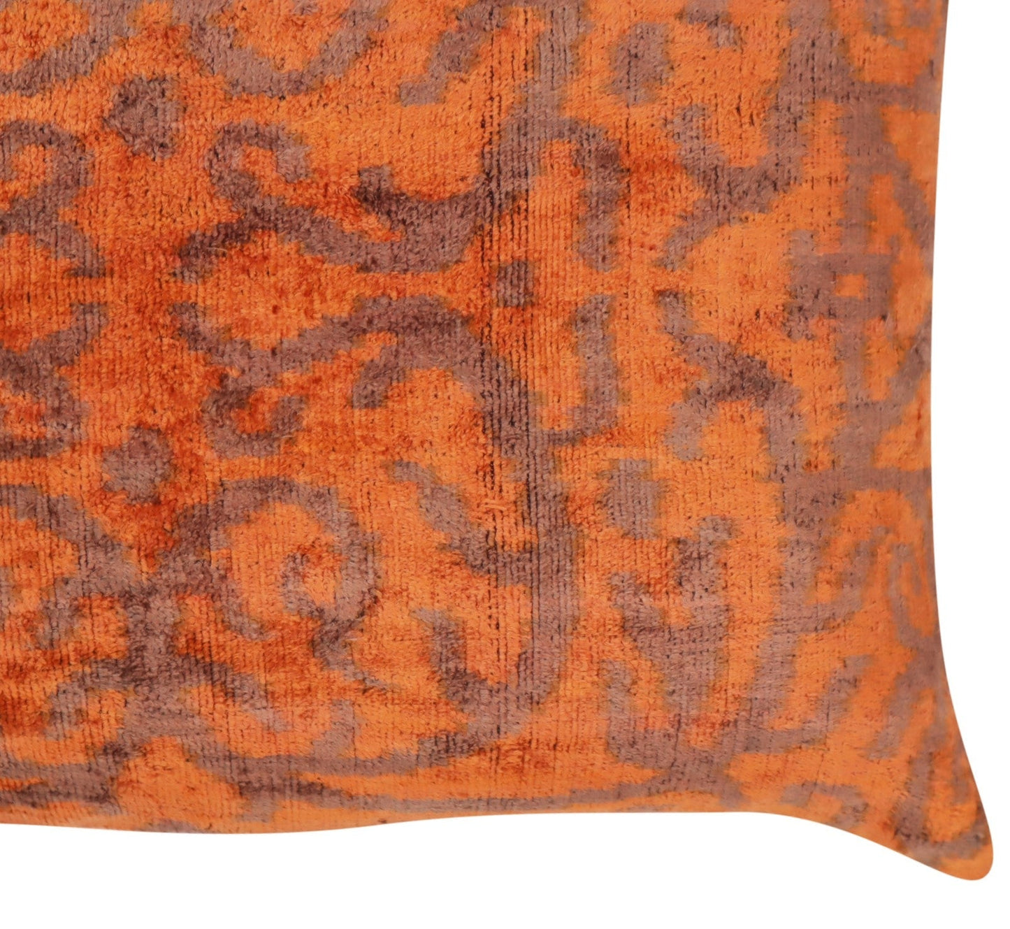 Coussin décoratif Canvello doux orange brunâtre - 16 x 24 po