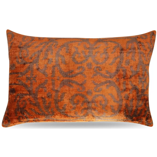 Canvello Decorative Soft Brownish Orange Throw Pillow - 16X24 - Canvello