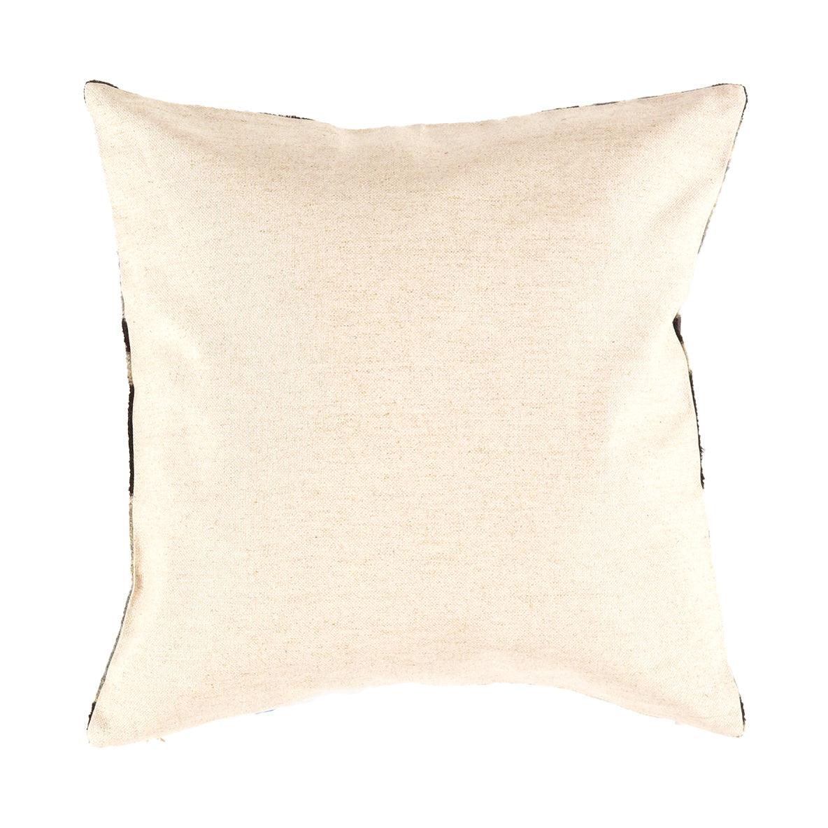 Almohada decorativa de terciopelo Ikat de Canvello, 24 x 24 pulgadas