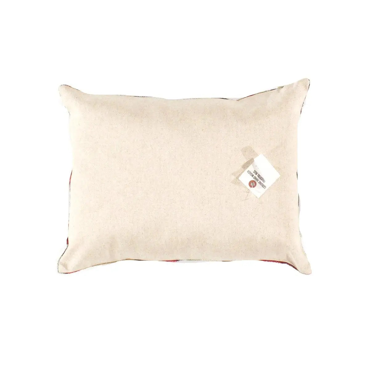 Canvello Decorative Velvet Ikat Throw Pillow - 16’’ X 20’’ - Beige - Brown - Black - Canvello