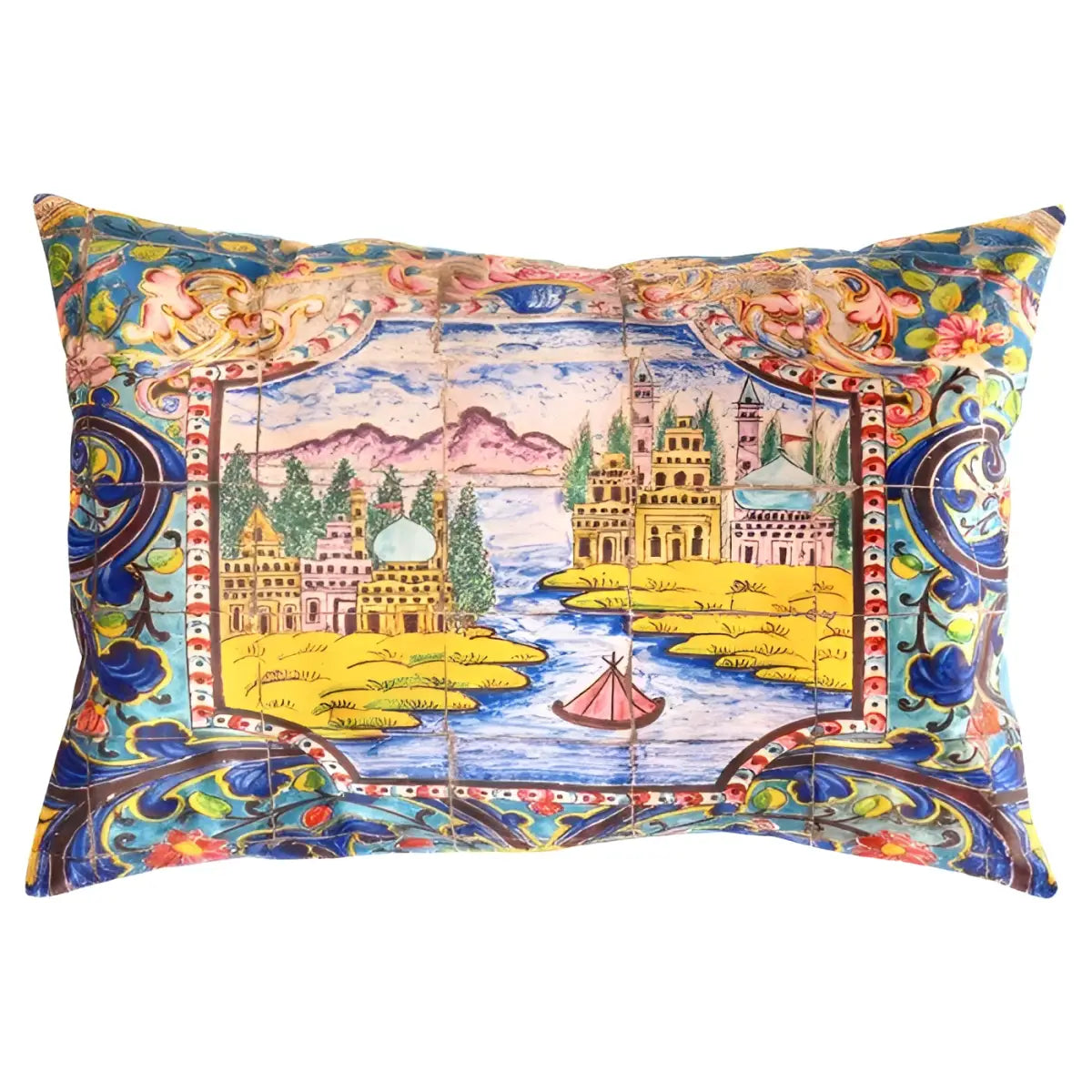 Canvello Decorative Velvet Throw Pillow - 16’’ X 24’’ - light blue / 16’’ X 24’’ - Canvello
