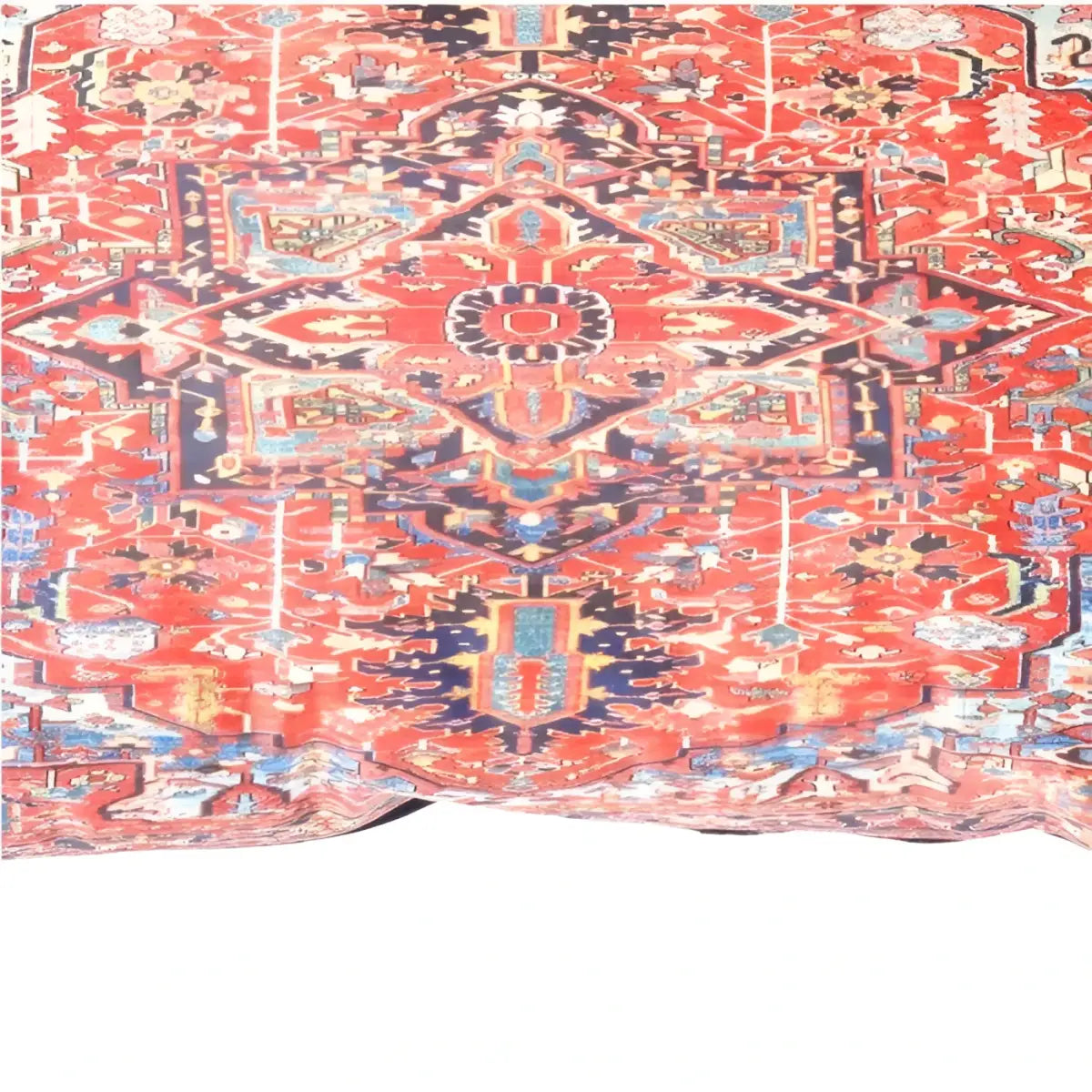 Canvello Decorative Velvet Throw Pillow - 16’’ X 24’’ - red-light blue / 16’’ X 24’’ - Canvello