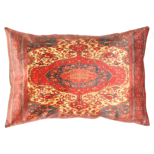 Canvello Decorative Velvet Throw Pillow - 16’’ X 24’’ - Red / 16’’ X 24’’ - Canvello