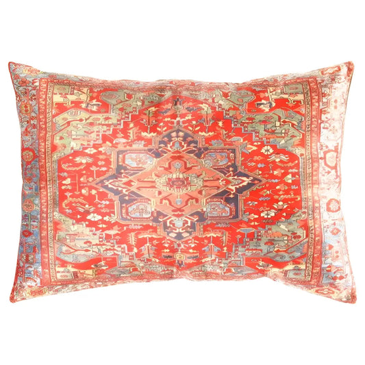 Canvello Decorative Velvet Throw Pillow - 16’’ X 24’’ - Red / 16’’ X 24’’ - Canvello