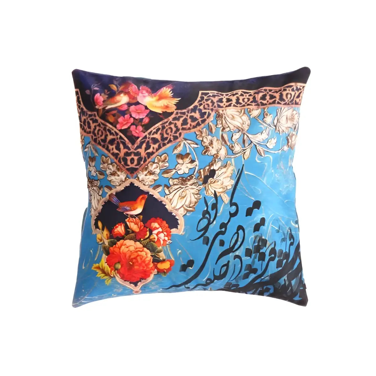 Canvello Decorative Velvet Throw Pillow - 16’’ X 16’’ - light blue-Gray / 16’ X 16’ - Canvello