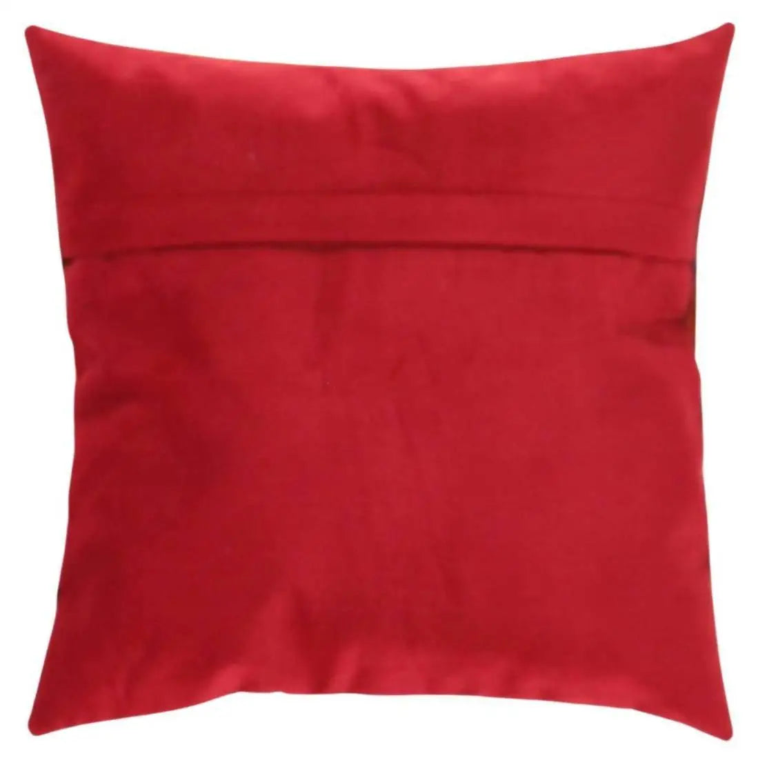 Canvello Decorative Velvet Throw Pillow - 16’’ X 16’’ - Red / 16’’ X 16’’ - Canvello
