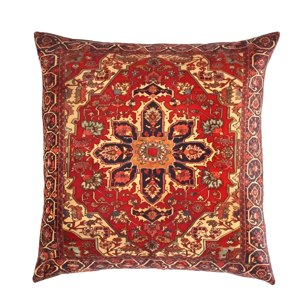 Canvello Decorative Velvet Throw Pillow - 16’’X 16’’ - RED / 16’’X 16’’ - Canvello