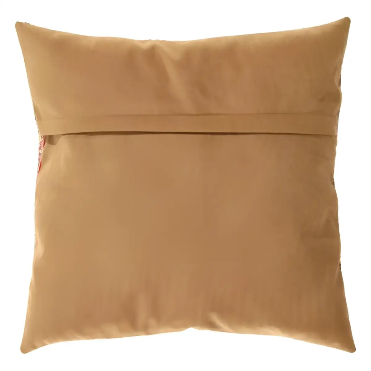 Canvello Decorative Velvet Throw Pillow - 20’’ X 20’’ - Beige- Rust / 20’ X 20’ - Canvello