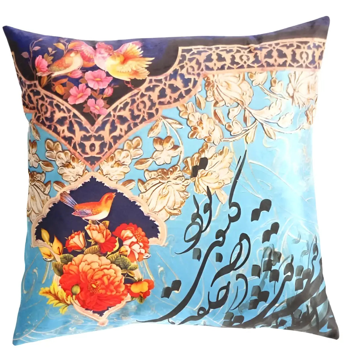 Canvello Decorative Velvet Throw Pillow - 20’’ X 20’’ - light blue / 20’’ X 20’’ - Canvello