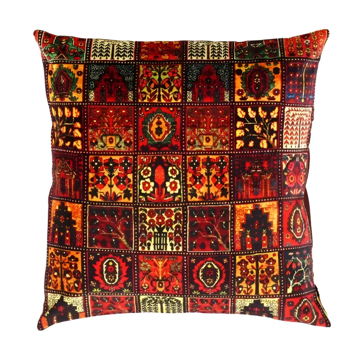 Canvello Decorative Velvet Throw Pillow - 20’’ X 20’’ - Red / 20’ X 20’ - Canvello