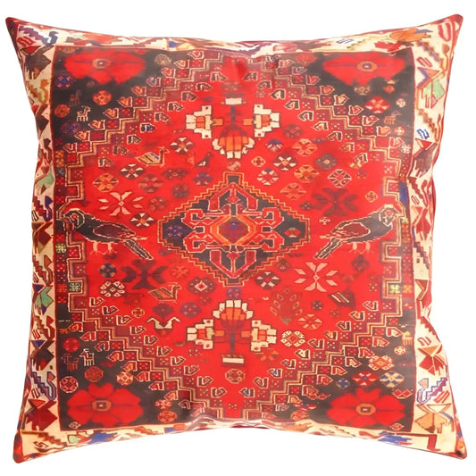 Canvello Decorative Velvet Throw Pillow - 20’’ X 20’’ - Red / 20’’ X 20’’ - Canvello