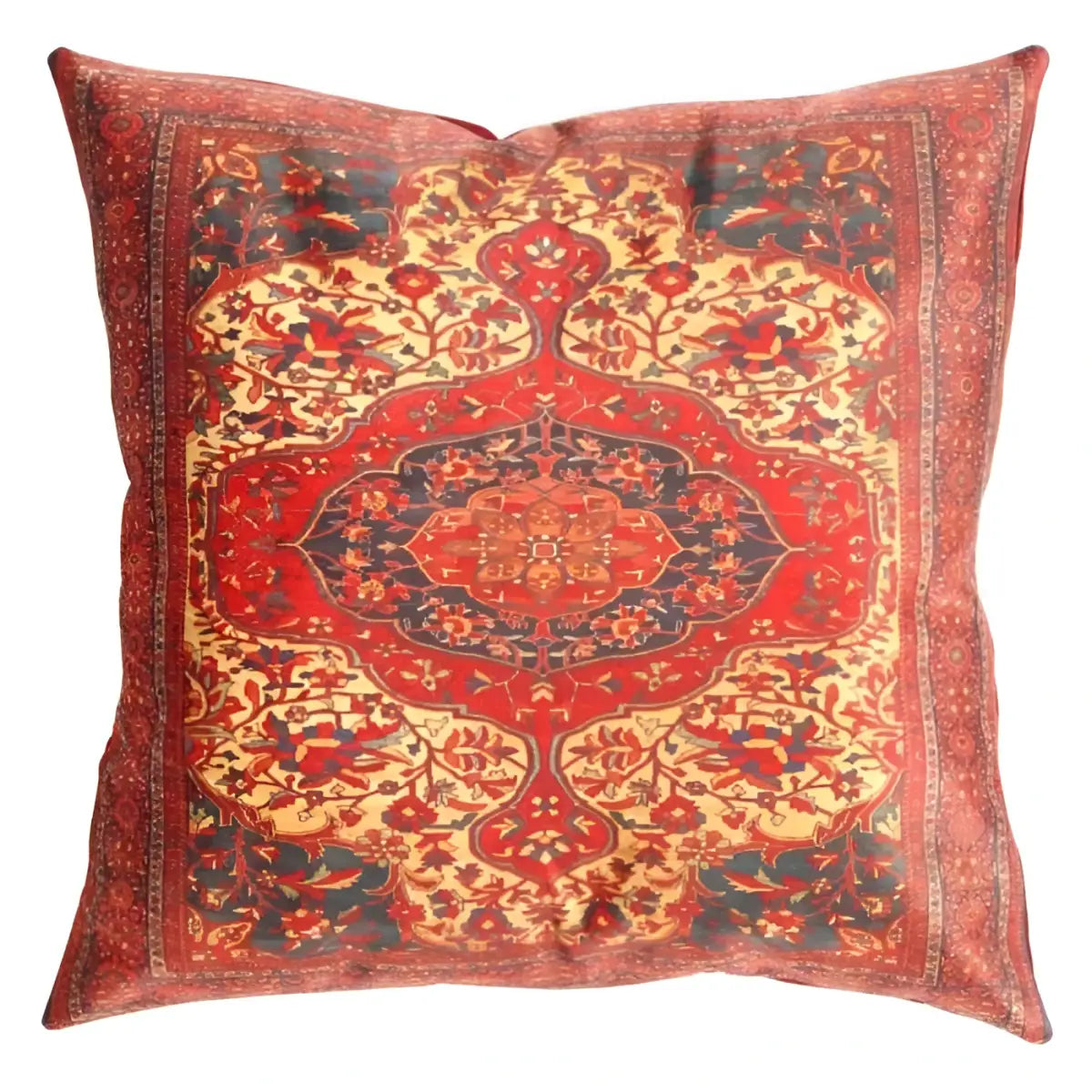 Canvello Decorative Velvet Throw Pillow - 20’’ X 20’’ - Red / 20’’ X 20’’ - Canvello