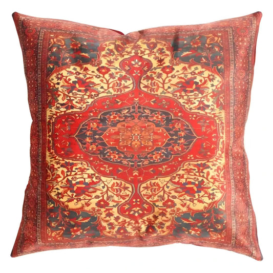 Canvello Decorative Velvet Throw Pillow - 20’’ X 20’’ - Red / 20’’ X 20’’ - Canvello