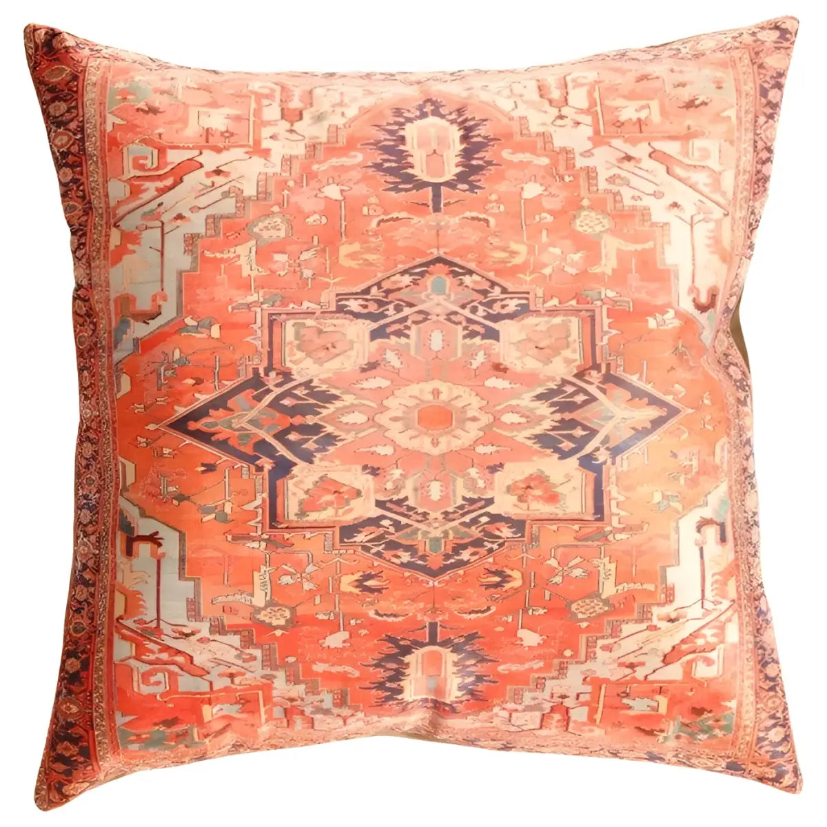 Canvello Decorative Velvet Throw Pillow - 20’ X 20’ - Rust / 20’’ X 20’’ - Canvello