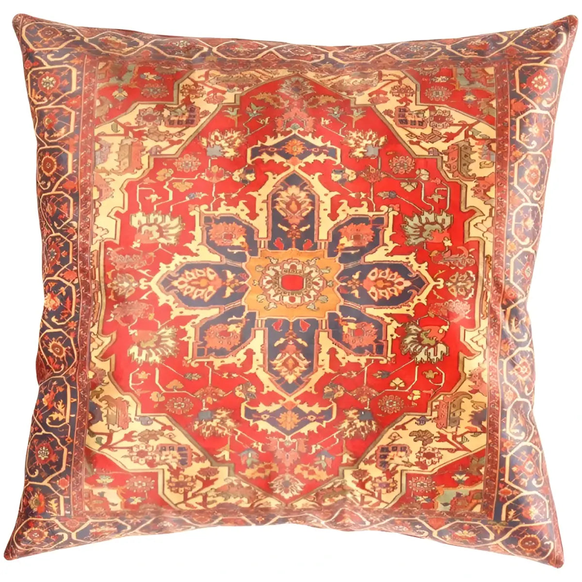 Canvello Decorative Velvet Throw Pillow - 20’’ X 20’’ - Rust / 20’’ X 20’’ - Canvello