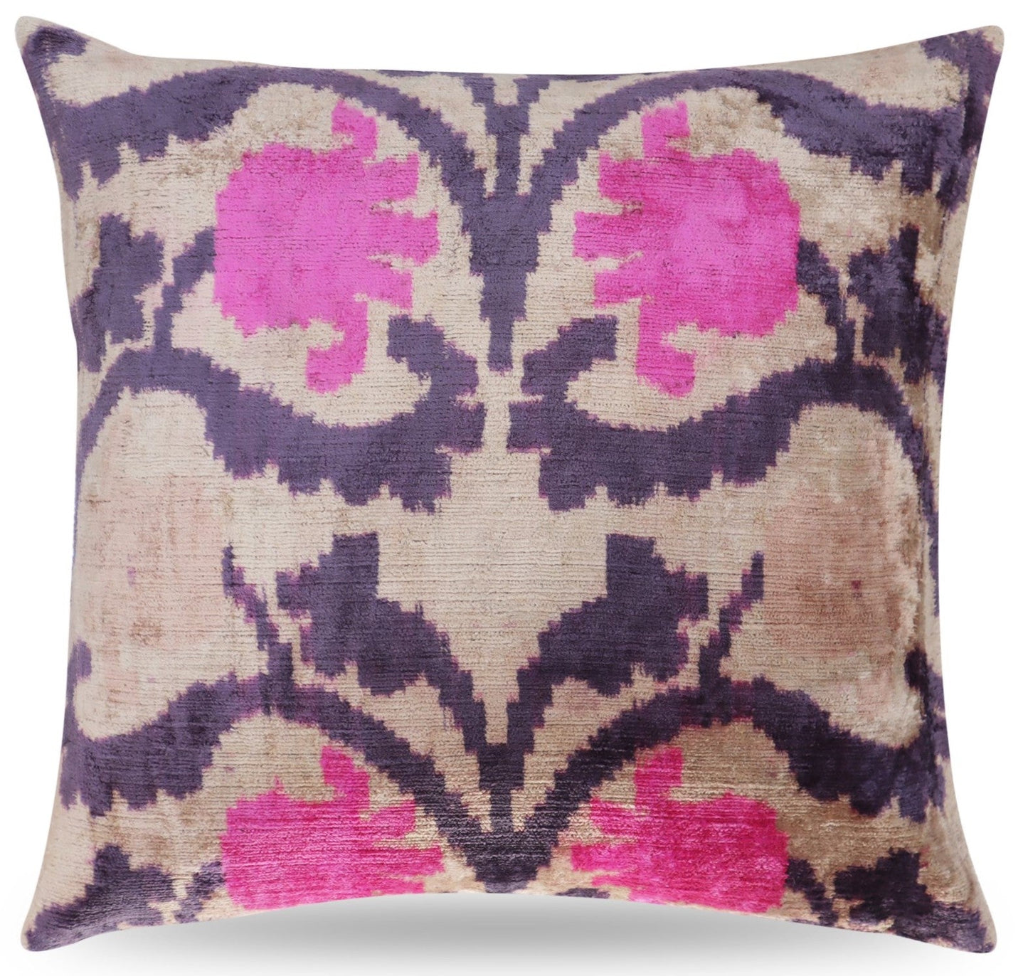 Canvello Earth Tones Pink Pillows With Luxury Decorative Cover - 16x16 in